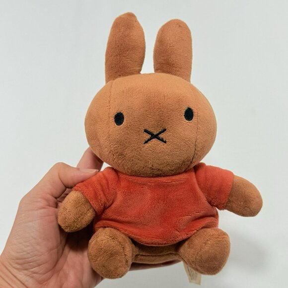Mercis Jazwares Miffy Nijntje Melanie Plush Bunny Rabbit Toy Dutch Orange Shirt - Picture 8 of 12
